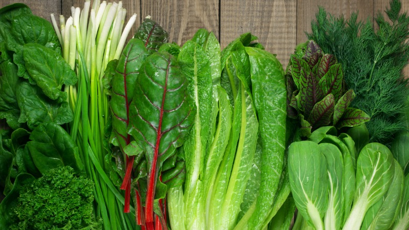 2. Légumes à feuilles vertes superaliments